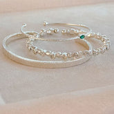 Platinum-Plated Bracelet SET