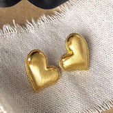 Golden Heart Earring