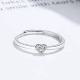 Love Heart S925 Sterling Silver Ring