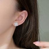 BJS Four Leaf Clover S925 Sterling Silver Earring