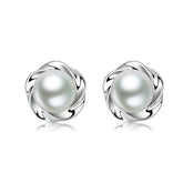 Natural Freshwater Pearls S925 Sterling Silver Earrings