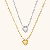 18K Gold Plated Heart Necklace