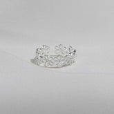 Lattice Flower S925 Sterling Silver Ring