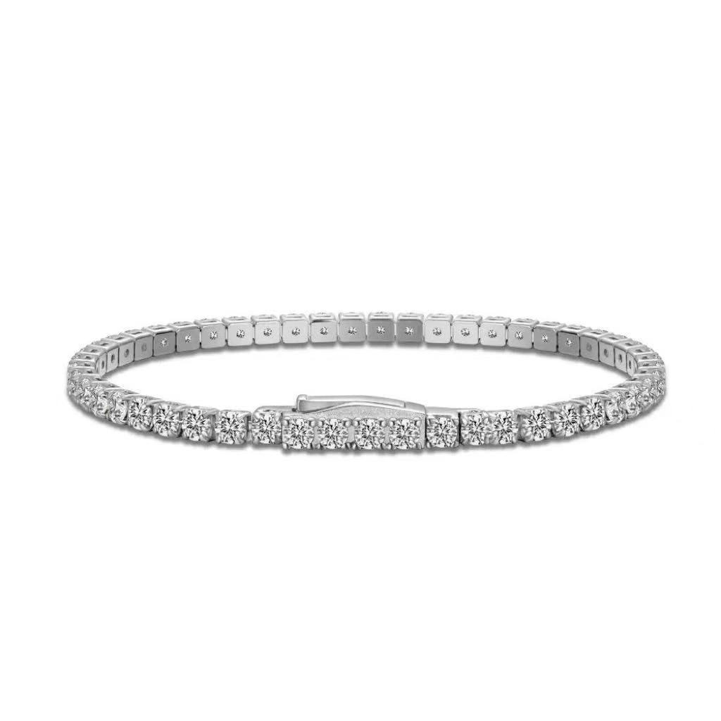S925 Sterling Silver Full Set with Premium Zircon Bracelet