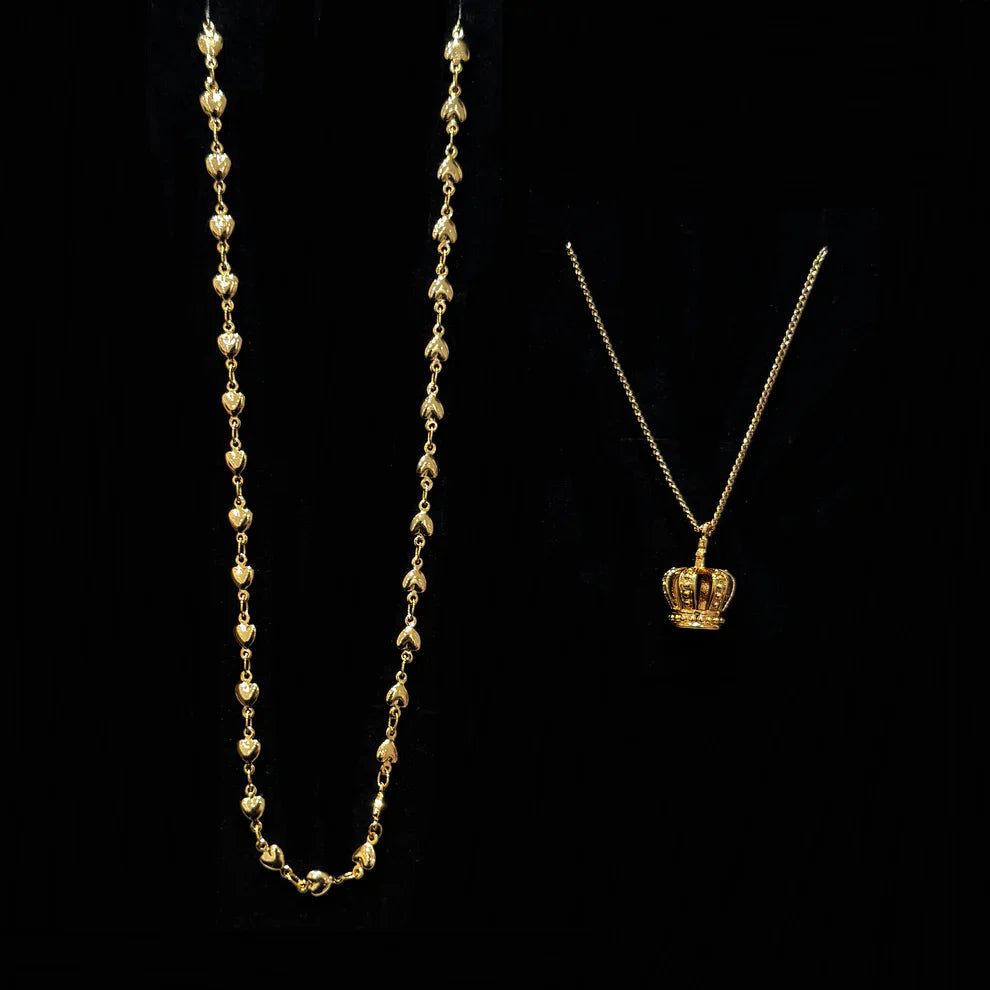 Crown Double Layering Necklace